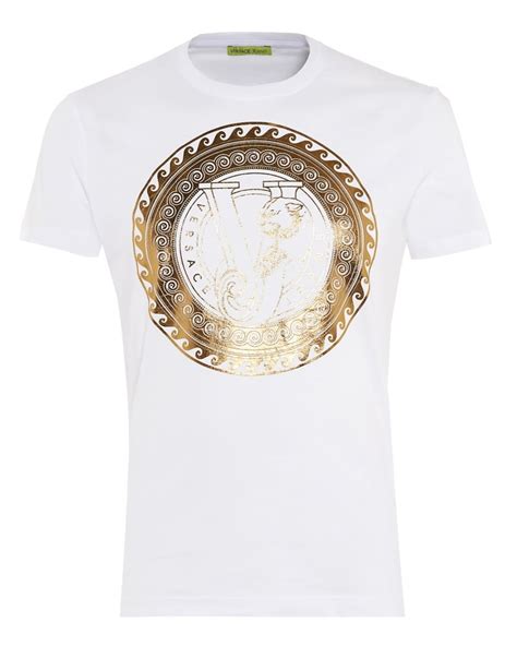 versace shirt damen weiss|Versace casual shirts.